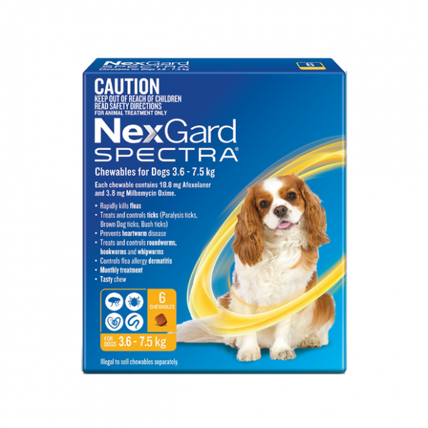 Nexgard Spectra Dog 3.6-7.5kg