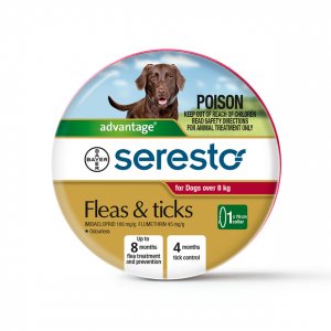 Seresto Flea and Tick Collar for Medium & Large Dogs