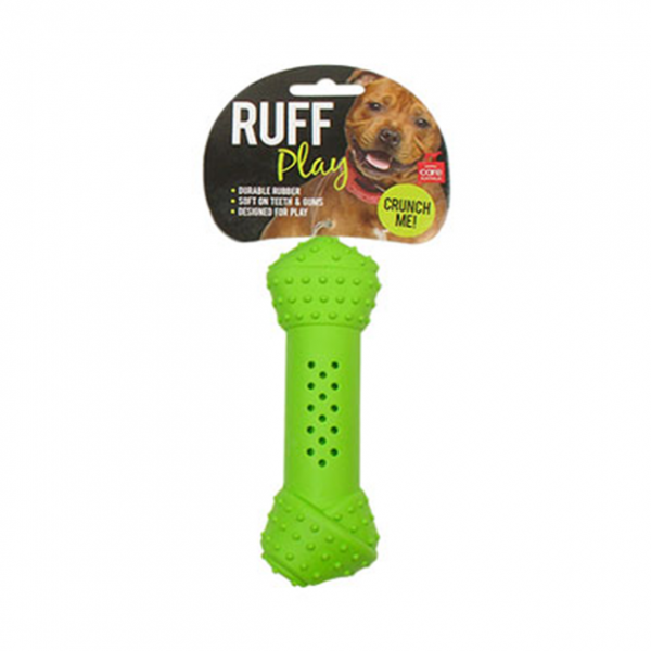 Ruff Play Crunchy Knot Bone - Green